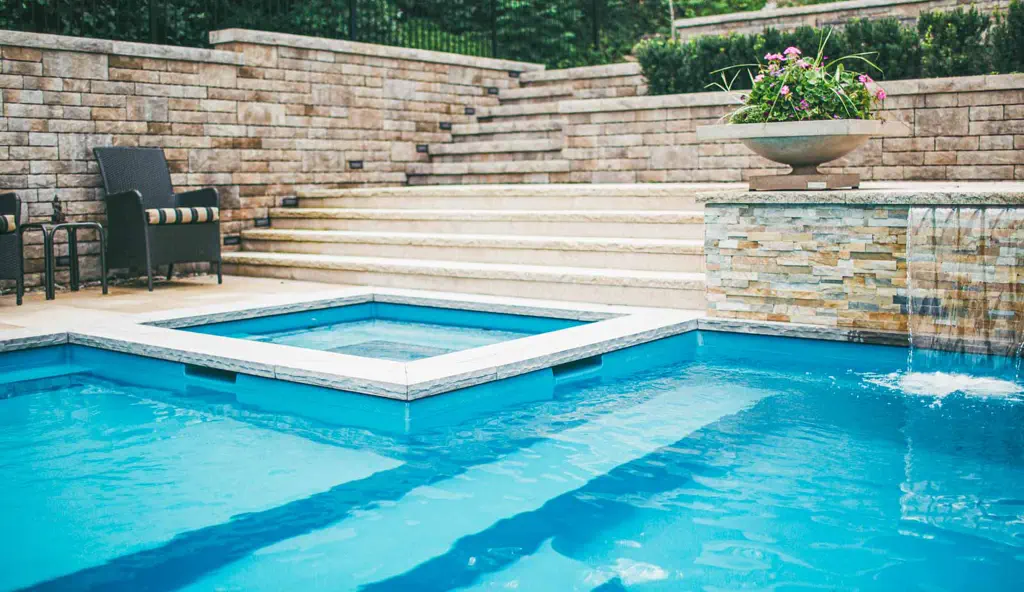 The Ultimate fiberglass inground pool by Leisure Pools